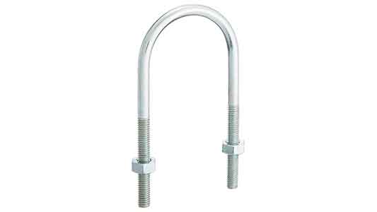 鉄 足長Uボルト(+30mmロング)ナット付(SGP管等)(インチ・ウイット)(昭和コーポレーション)